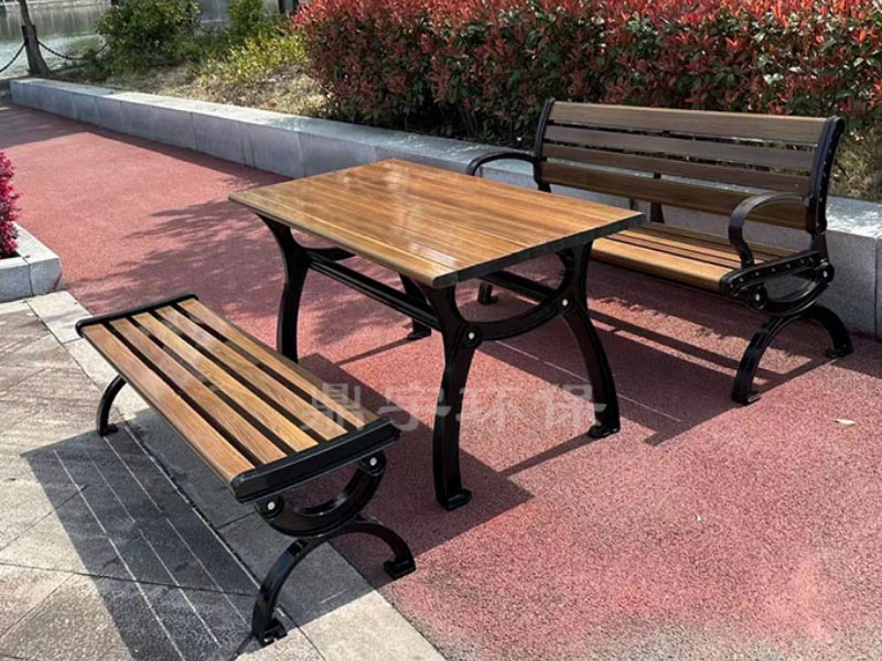 公園椅_鼎宇園林桌椅套裝搭配